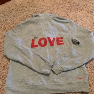 NWOT Peace Love World Hoodie Zip